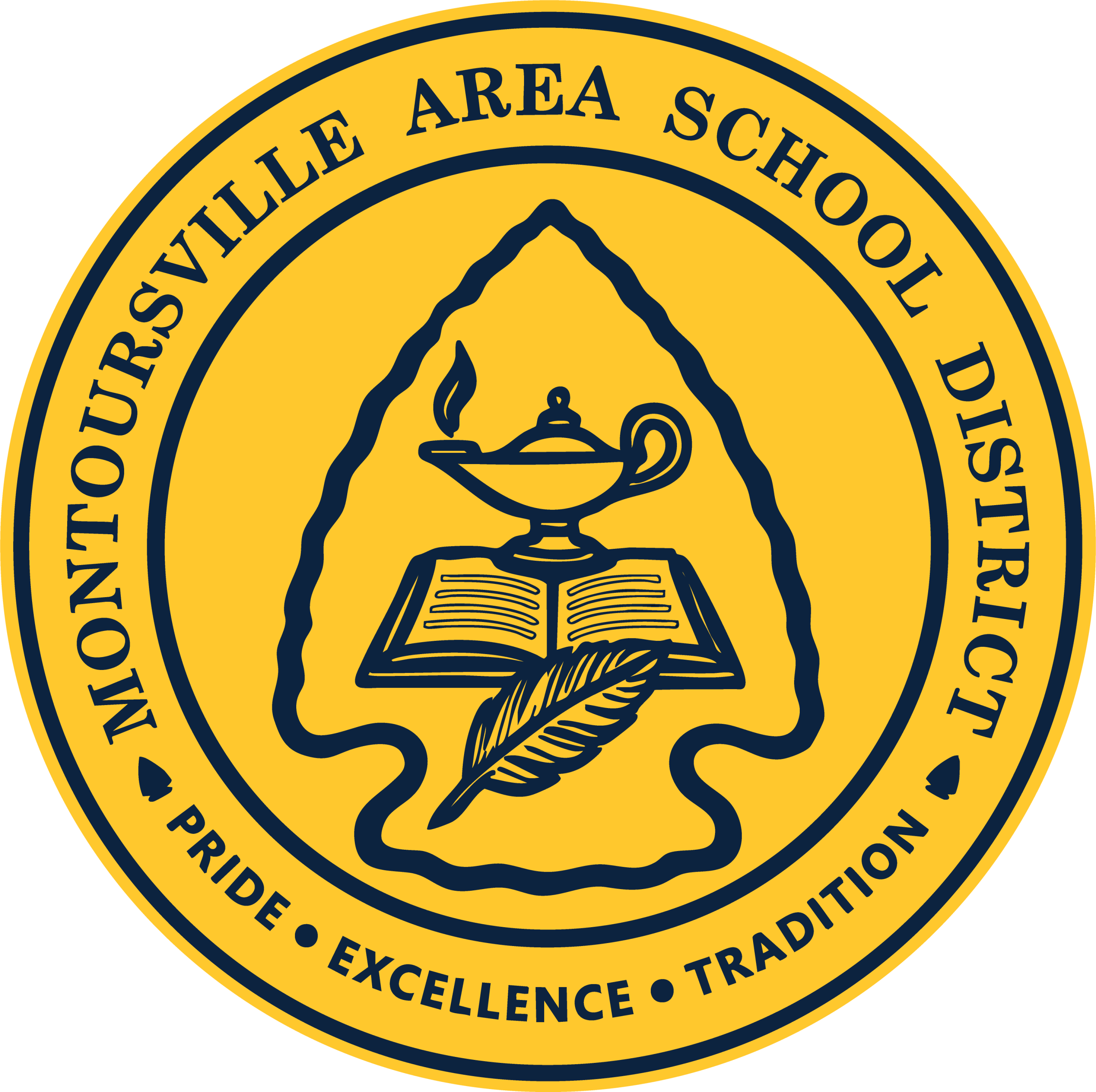 Montoursville Area School District Gold Seal Logo